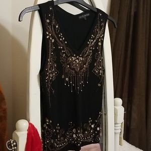 Beaded top NWOT